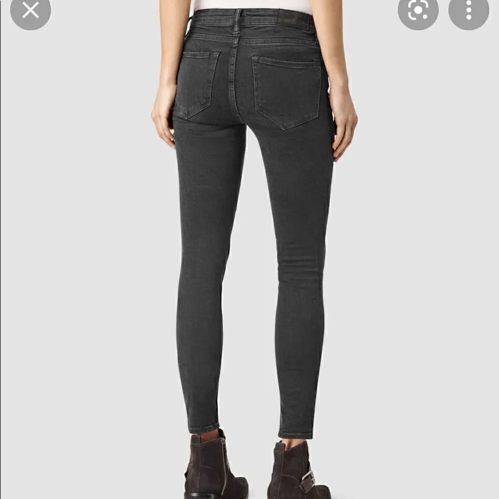 All Saints Mast low rise skinny fit jeans